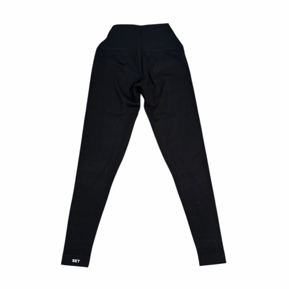 SET Active Pants - Set Active Sportbody Black Leggings Full Length Size Medium